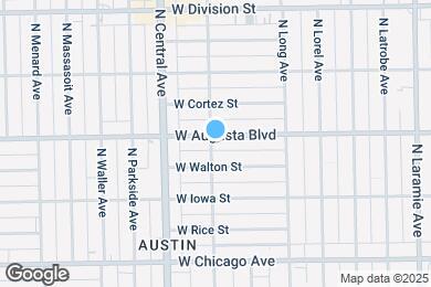Map image of the property - 5467 W Augusta Blvd