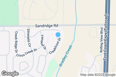Map image of the property - 2450 Creekfront Dr