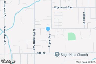 Map image of the property - 808 Poplar Ave