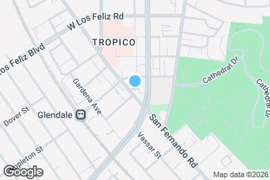 Map image of the property - Glendale Lofts