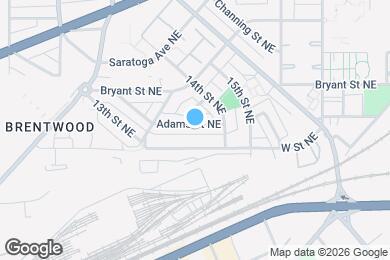 Map image of the property - 1353 Adams St NE