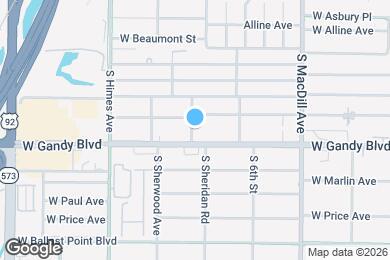 Map image of the property - 4810 S Dauphin Ave
