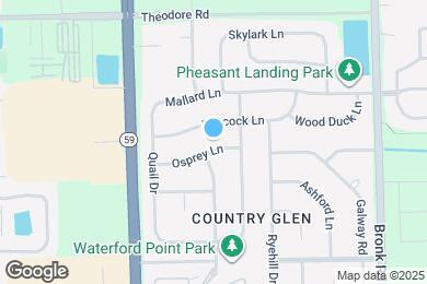 Map image of the property - 4609 Osprey Ln