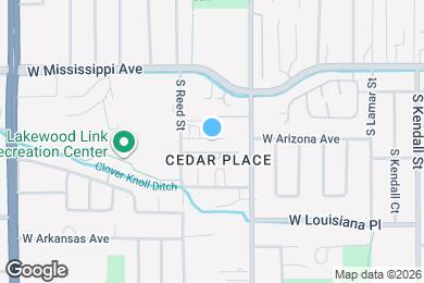 Map image of the property - 1198 S Reed Way