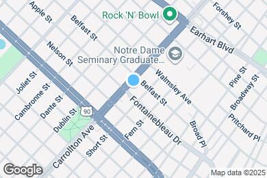 Map image of the property - 2615 S Carrollton Ave