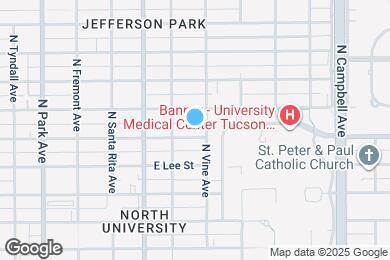Map image of the property - 1433 E Elm St