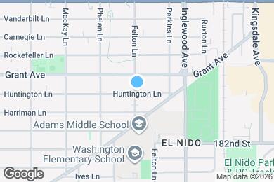 Map image of the property - 2601 Huntington Ln