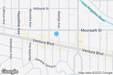 Map image of the property - 4321 Matilija Ave