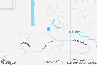 Map image of the property - 4124 Oil Creek Dr