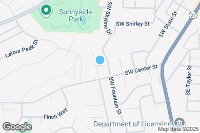 Map image of the property - 510 SW City View St
