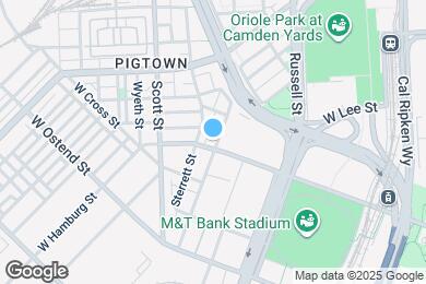 Map image of the property - 928 S Paca St