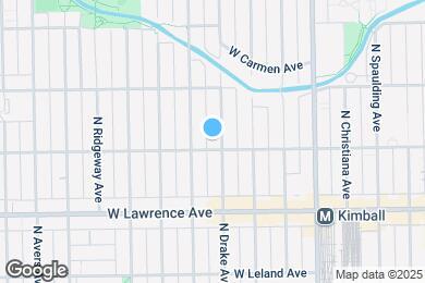 Map image of the property - 4904 N Drake Ave