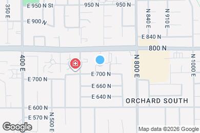 Map image of the property - 730 E 660 N