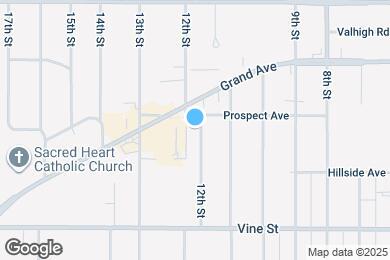 Map image of the property - 732 12th St
