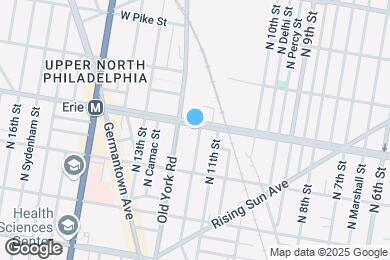 Map image of the property - 3660 N Marvine St