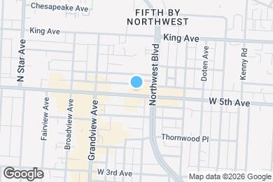 Map image of the property - 1330 W 5th Avenue