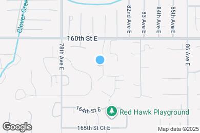 Map image of the property - 16112 81st Ave E