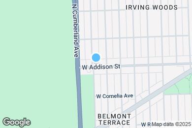 Map image of the property - 8320 W Addison St