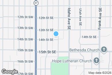 Map image of the property - 1383 Iowa Ave SE