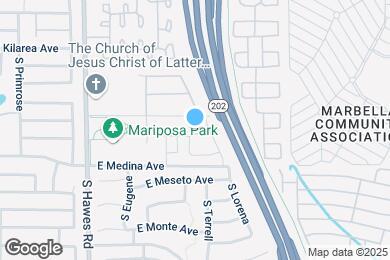 Map image of the property - 8610 E Laguna Azul Ave