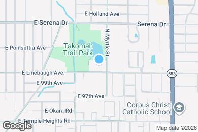 Map image of the property - 5026 E Linebaugh Ave