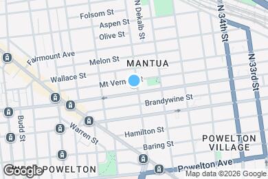 Map image of the property - 3805 Haverford Ave