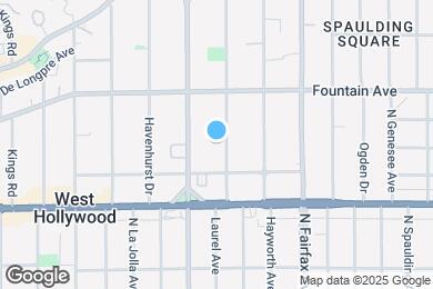 Map image of the property - 1233 N Laurel Ave