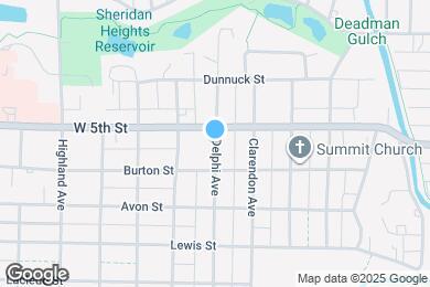 Map image of the property - 964 Delphi Ave