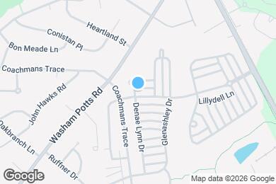 Map image of the property - 10505 Meadow Crossing Ln