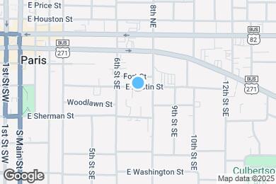 Map image of the property - 716 E Austin St