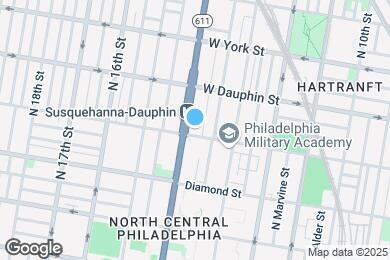 Map image of the property - 2205 N Broad St