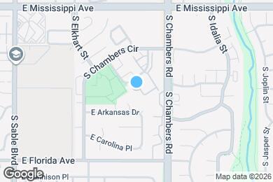 Map image of the property - 15128 E Louisiana Dr
