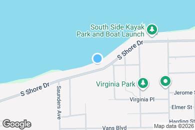 Map image of the property - 1793 S Shore Dr