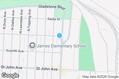Map image of the property - 340 N Belmont Blvd