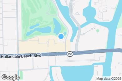 Map image of the property - Mondrian Hallandale Beach Residences