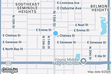 Map image of the property - 1501 E Chelsea St