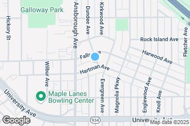 Map image of the property - 700 Hartman Ave