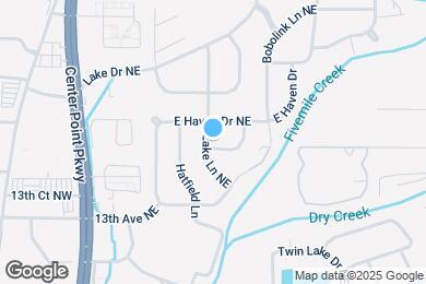 Map image of the property - 224 Tanglewood Cir NE