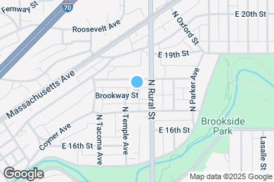 Map image of the property - 2620 Brookway St