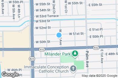 Map image of the property - 201 W 50th St