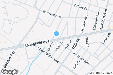 Map image of the property - 1422 Springfield Ave