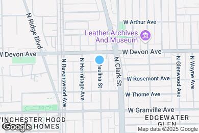 Map image of the property - 6354 N Paulina St