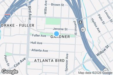 Map image of the property - 410 Fuller Ave