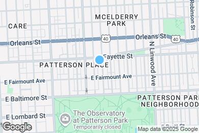 Map image of the property - 132 N Luzerne Ave