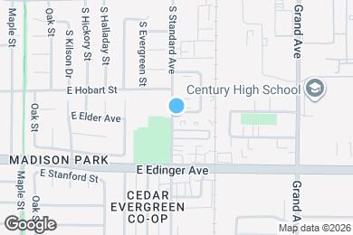 Map image of the property - Borchard Apartments