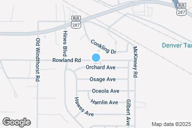 Map image of the property - 1620 Orchard Ave
