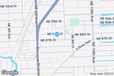Map image of the property - 741 NE 87th St
