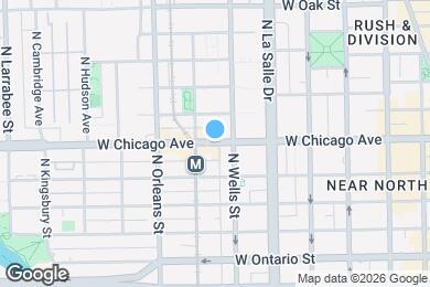 Map image of the property - 213 W Chicago Ave