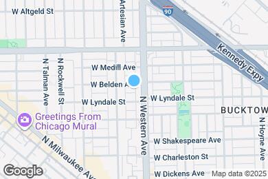 Map image of the property - 2413 W Belden Ave