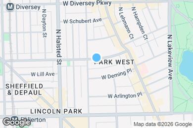 Map image of the property - 675 W Wrightwood Ave